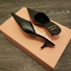 NWT Acne Studios Kitten Heel Mule